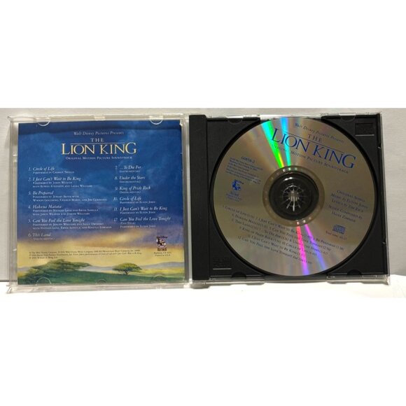Disney The Lion King Original Motion Picture Soundtrack CD 1994 - Picture 3 of 4